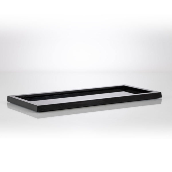 Toiletry Display Tray,Black Acrylic,Ideal for displaying small Toiletries,Easy Clean,Ideal for hotels,inns,guesthouses,BnB's,hostels,hotel supplies ireland