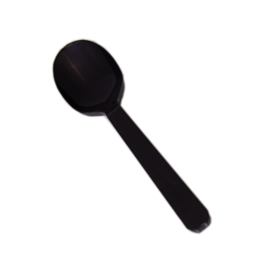 black spoon disposable