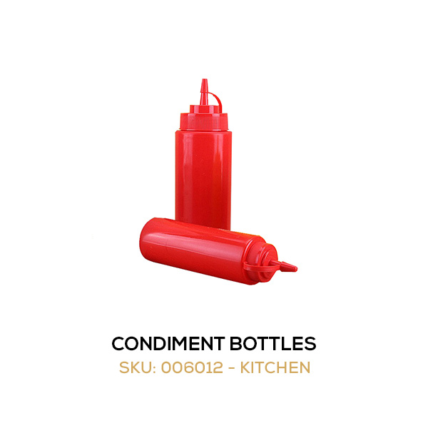 condiment sauce bottles