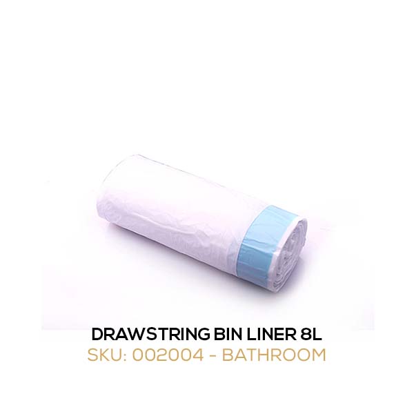 bin liner with drawstring 8 Litre Bathroom pedal bin